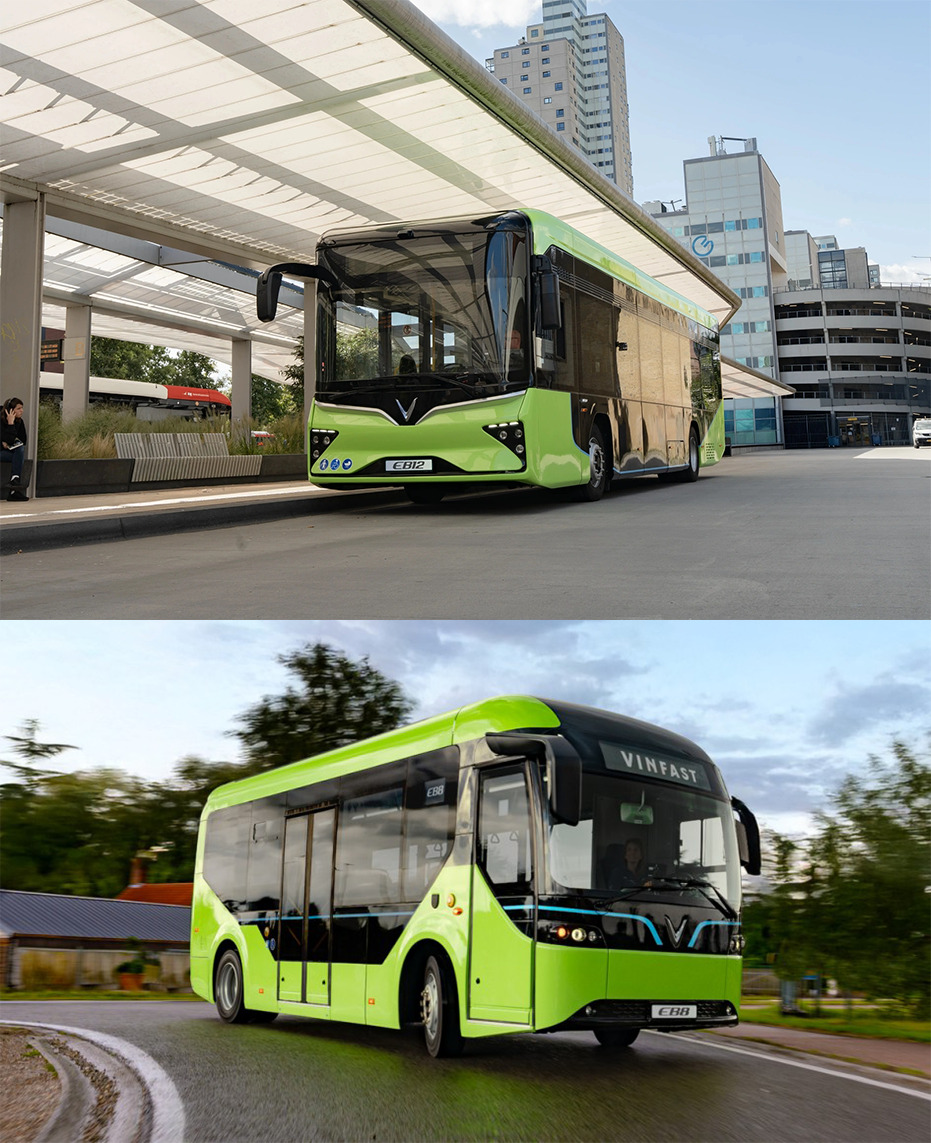 Người dân Đức hào hứng trước xe bus điện Vinbus của Vinfast