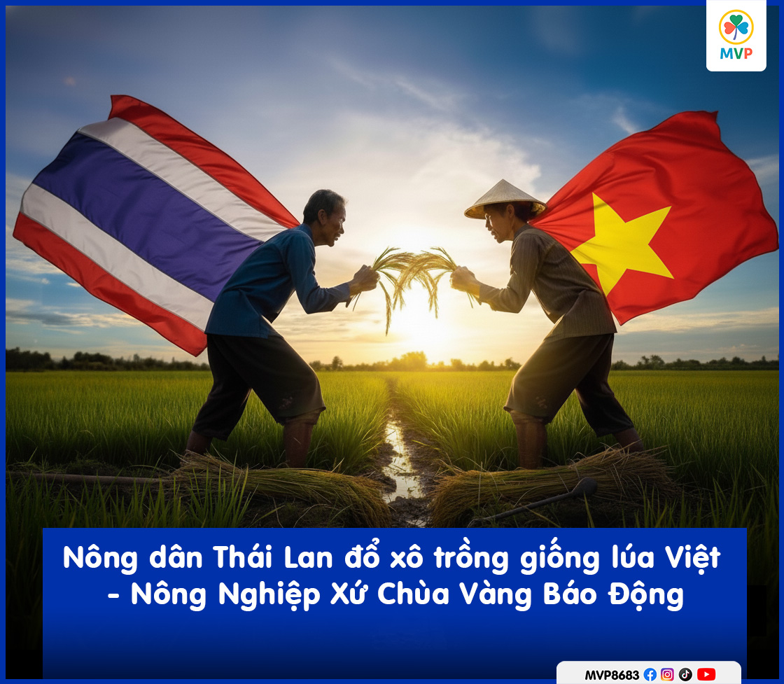 Nông dân Thái Lan đổ xô trồng giống lúa Việt Nam