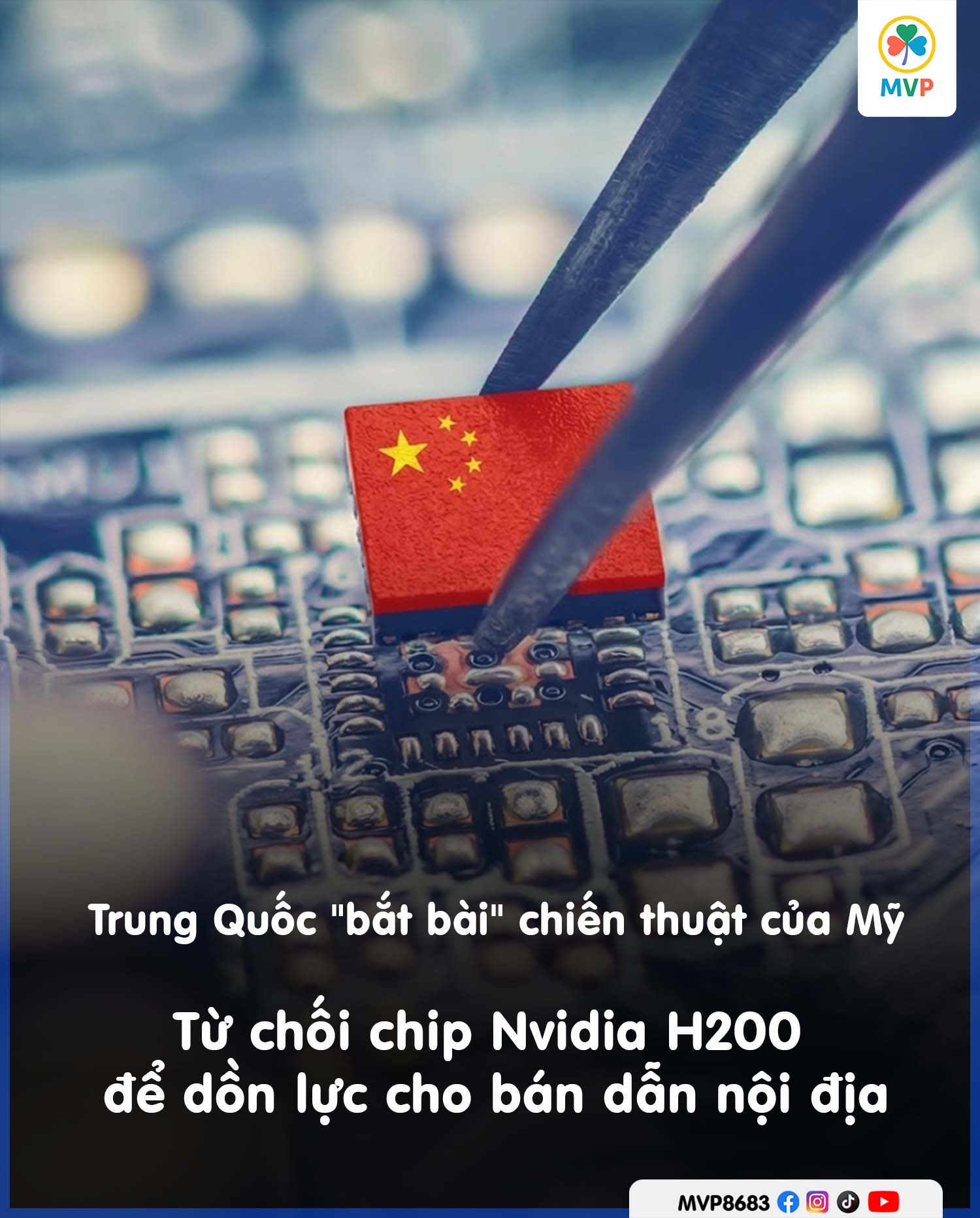 Trung Quốc bắt bài chiến thuật của Mỹ - Từ chối chip Nvidia H200 để dồn lực cho bán dẫn nội địa