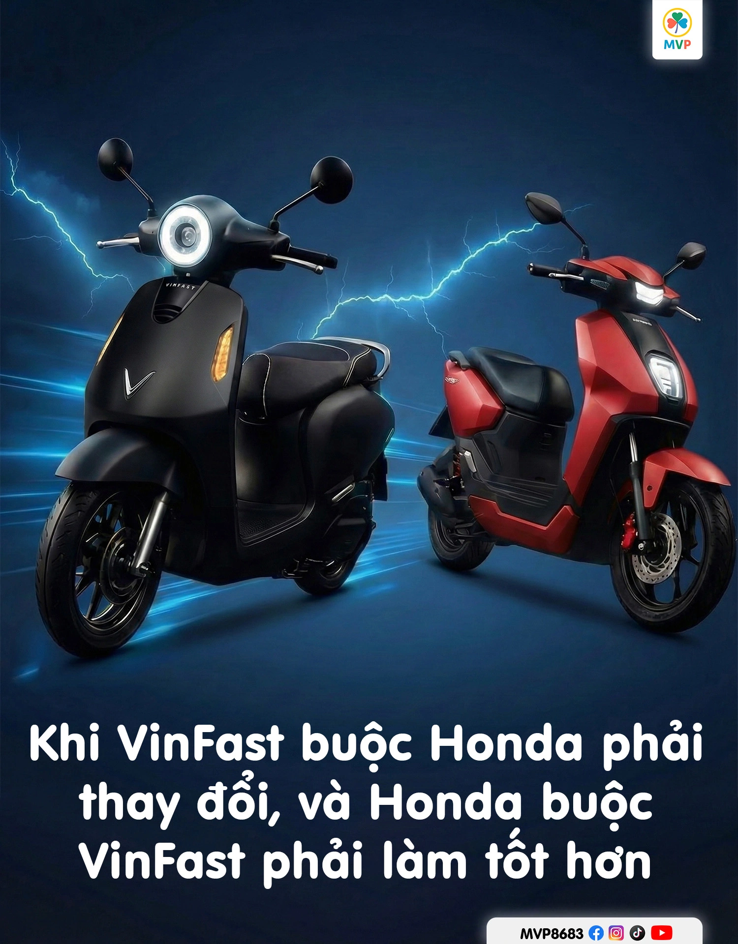Cuộc cạnh tranh thị phần xe máy giữa VinFast và Honda tại Việt Nam